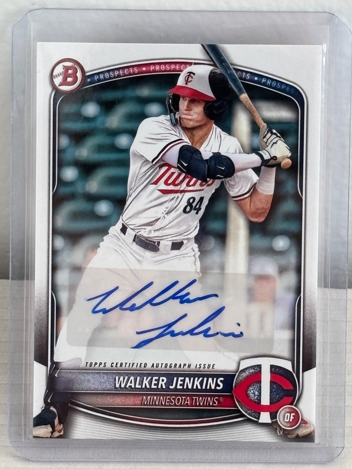 2025 Topps Bowman Baseball Auto Walker Jenkins #BPA-WJ