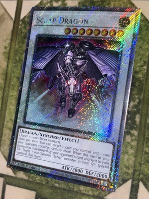 #ad YuGiOh SCRAP DRAGON Quarter Century Secret Rare RA03 EN240 $17.99