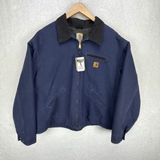 Carhartt Detroit Jacket Blanket Lined Mens 3XL J97 DPB Deep Blue NWT NOS
