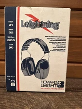 Howard Leight Leightning NRR 31 Earmuff Black LM-777 NEW (C2)