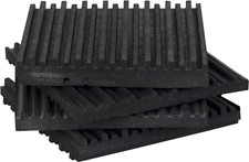 4 Pack of anti Vibration Pads 4" X 4" X 3/8" All Rubber Vibration Isolation Pads