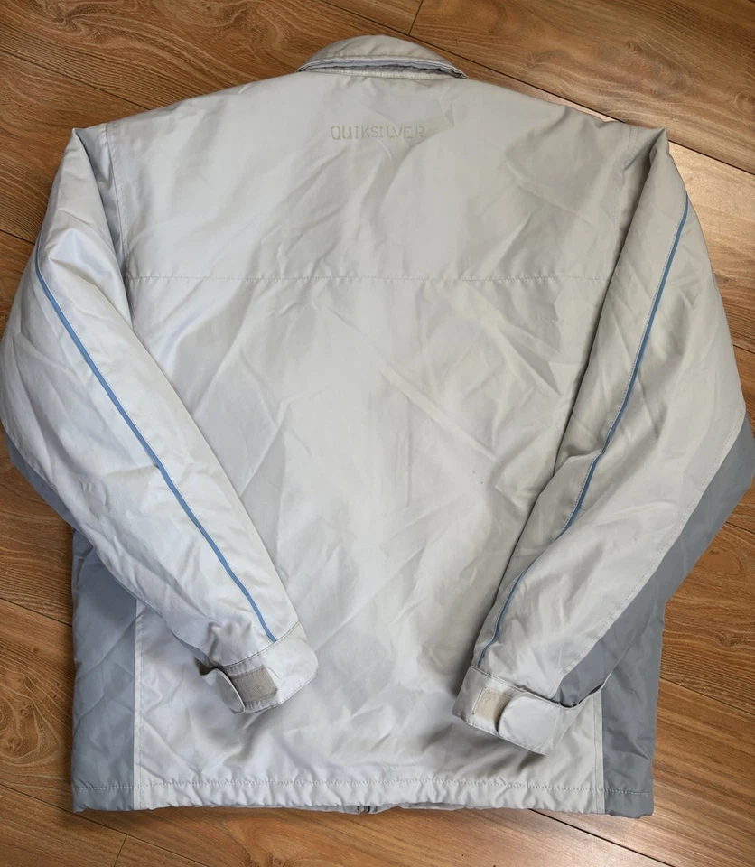 Vintage 90s Y2K Quiksilver Quilted Bento Jacket Mens Small Surf Skate Streetwear - Image 2 of 4