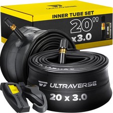 20x3.0 Inner Tube Set Schrader Valve for Mountain E-Bikes - 2 Pack Levers