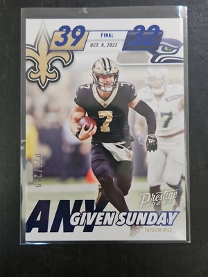 2023 Panini Prestige Taysom Hill Any Given Sunday Xtra Points Blue #/249