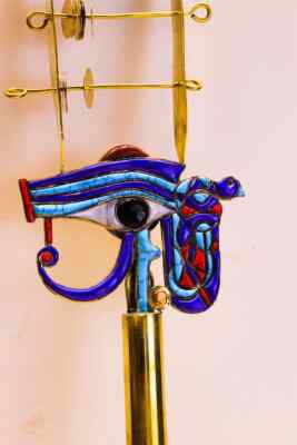 Schönes Auge von Ra Sistrum - Sekhmet Ra Sistrum - Egyptian Sistrum - Eye of Ra