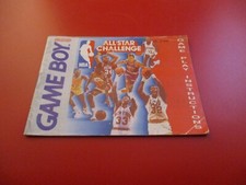 NBA All-Star Challenge Nintendo Game Boy Instruction Manual Booklet ONLY D1