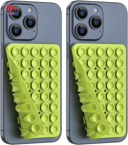 2PACK Silicone Double Sided Suction Phone Case Mount, Detachable Hands Free & St - Picture 11 of 12