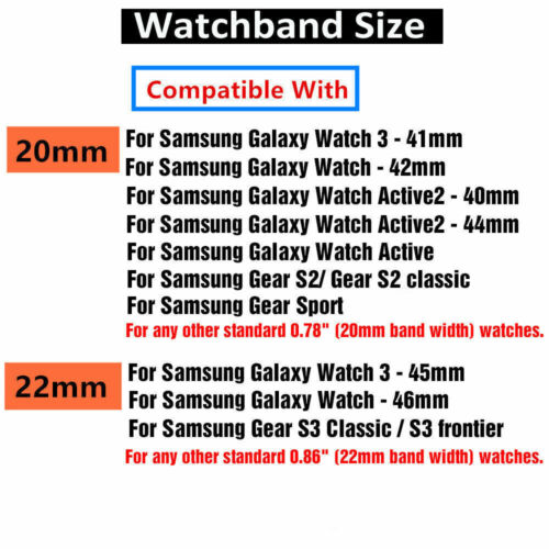 Loop Braided Nylon Strap Watch Band For Samsung Gear S3 Frontier/Classic 42 46mm - Picture 2 of 36