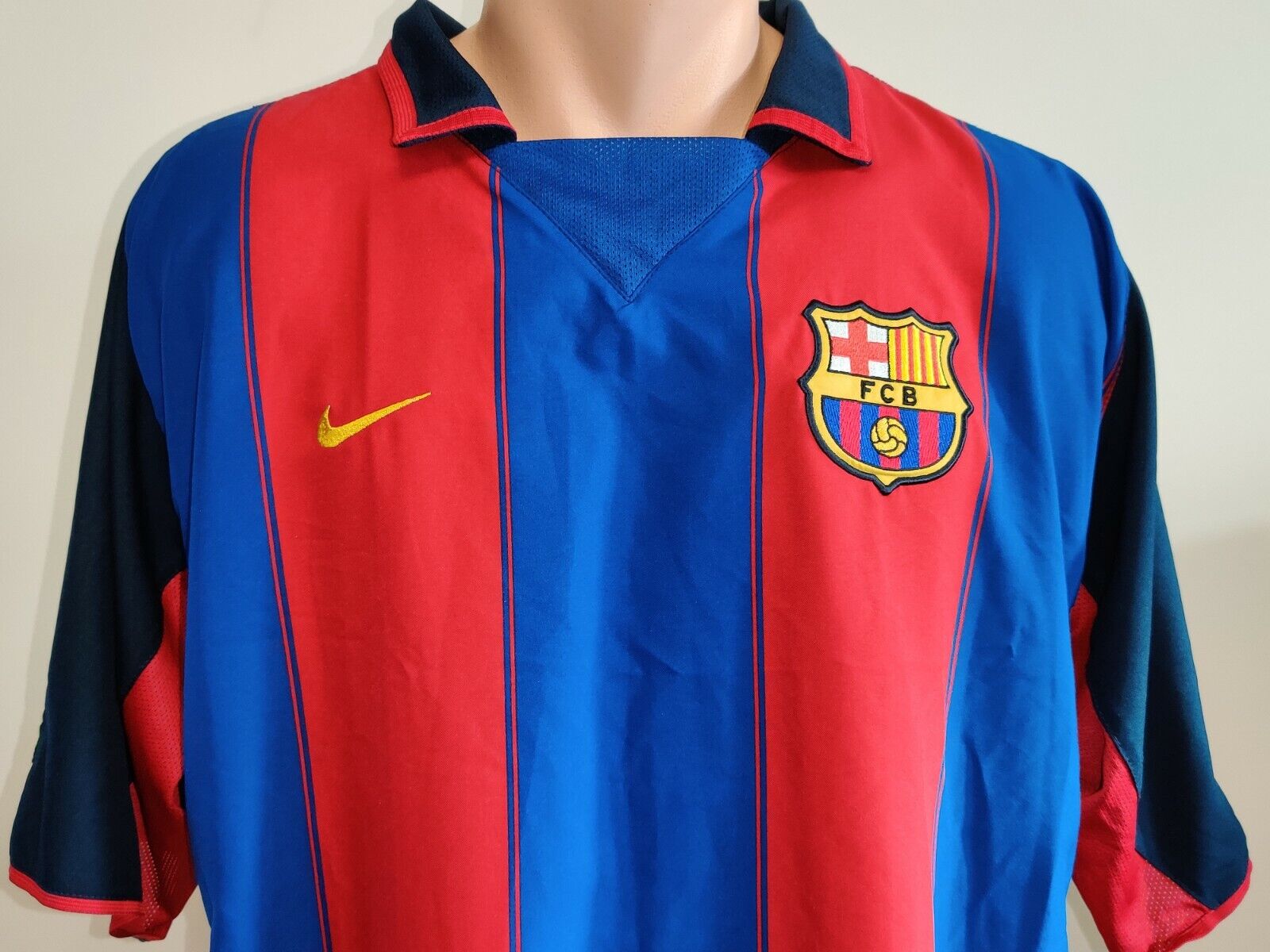 ナイキ 2003-04 nike FCバルセロナ FCB ホーム ゲームシャツ