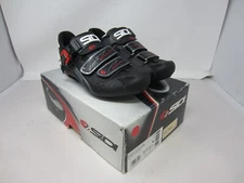 NEW SIDI Genius Fit Carbon Fit Road Bike Bicycle Cycling Shoes EU 39.5 Black
