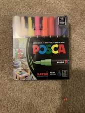 POSCA PC-3M Paint Marker (16-Color Set)