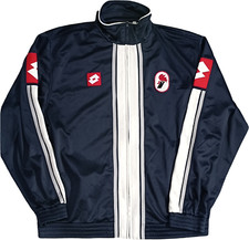maglia felpa calcio bari lotto 1999 cassano vintage football training tracktop