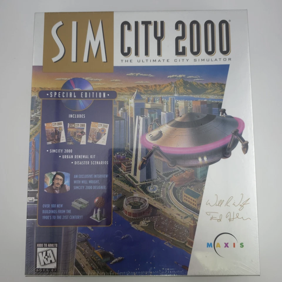 SimCity 2000: Special Edition, 1995, Big Box, New & Sealed - Image 2 of 4