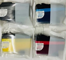 New Genuine Brother LC3037 LC3039 Black Color 4PK Starter Ink Cartridges