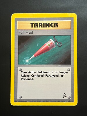 Carte Pokémon Full Heal 111/130 Base Set 2