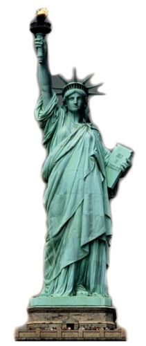 STATUE OF LIBERTY - HUGE CARDBOARD CUTOUT / STANDEE
