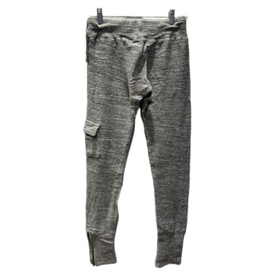 Michael Lauren Grey Warren Joggers Small NEW NWT Zipper bottom