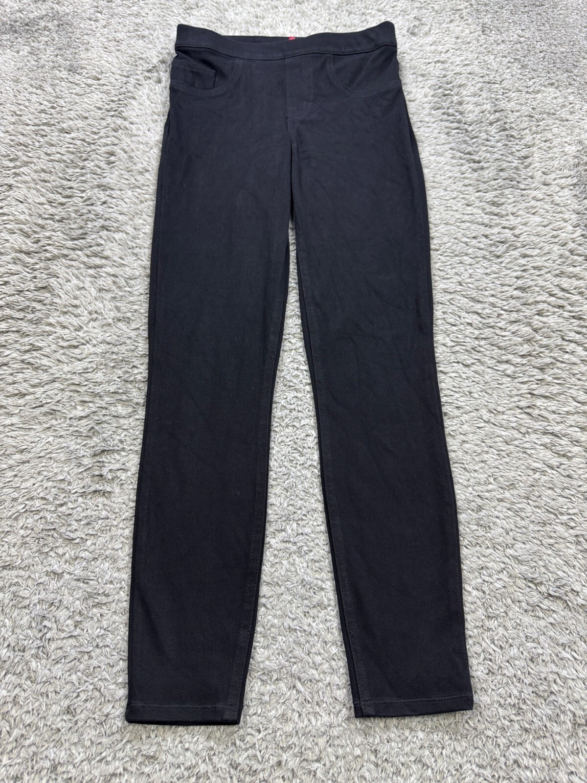 Spanx High Rise Stretch Pull-On Jean Leggings for Women in Black