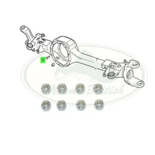 LAND ROVER DRIVESHAFT PROPELLER NUT SET X8 RANGE P38 NY606041L ALLMAKES4X4