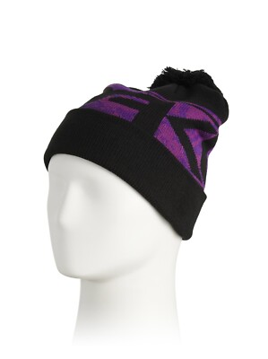 Oakley Wanderlust Pom Beanie Hat (Purple & Black) NEW NWT Men/Women One Size