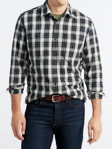 ll bean indigo tartan