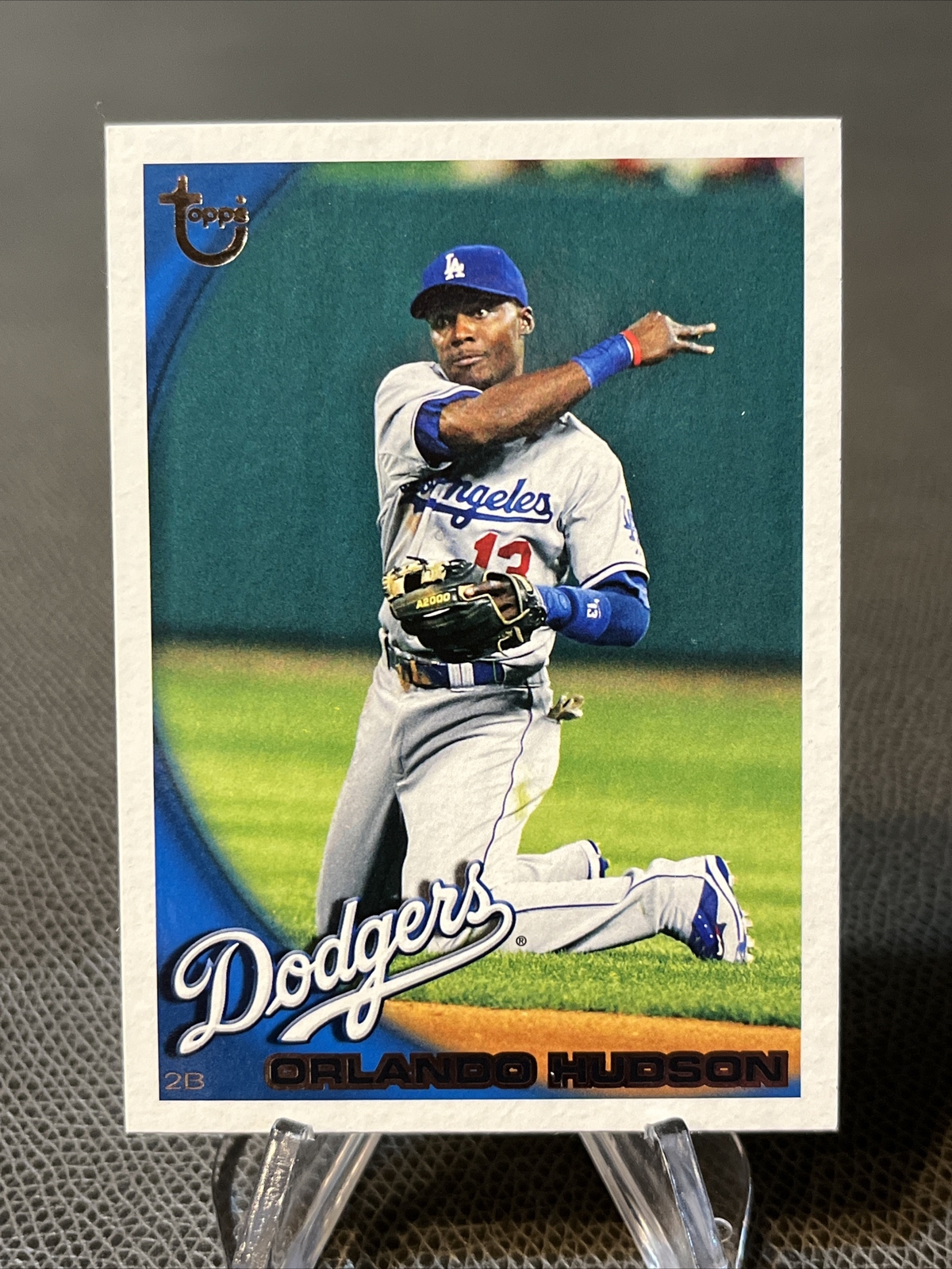 2010 Topps Throwbacks Orlando Hudson #290 Vintage Stock Los Angeles Dodgers