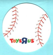 TOYS R US Die-cut Baseball 2008 Gift Cards ( $0 )