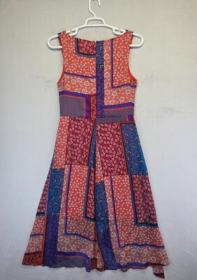 Womens Dresses Floral Patchwork Dress Floral Dresses Chaps Fit And