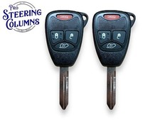 Chrysler Dodge Jeep Coque Clé Remote 4 Boutons OHT692427AA (Lot De 2) Neuf