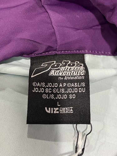 Atsuko JoJo's Bizzare Adventure Stardust Crusaders Color Block Jacke Large NEU - Bild 8 von 13