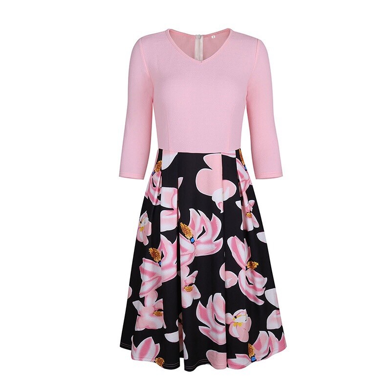 patchwork cocktail dress Mac Duggal Women's Floral Patchwork Chiffon Handkerchief-Hem Cocktail Dress - Pastel Multi
