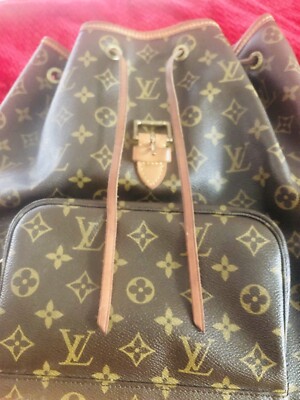 Authentic Louis Vuitton Monogram Montsouris GM Women Large  display picture 2