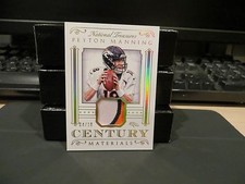 National Treasures Century Materials Jersey Broncos Peyton Manning 04/10  2015