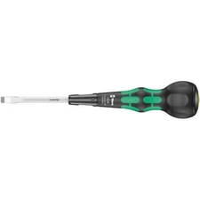 Wera 05007900001 Kraftform Ball-Grip Workshop Slotted Screwdriver, 6 x 100 mm