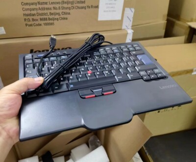 Original Lenovo UltraNav USB Wired SK-8845CR Keyboard - Swiss