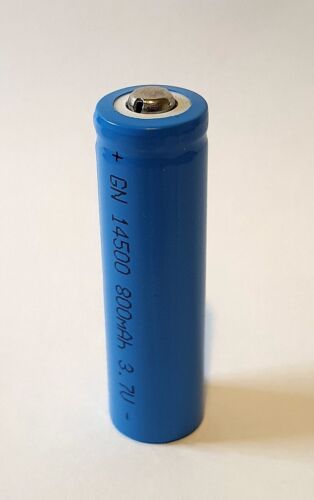 14500 3.7V 800mAh Rechargeable Battery, Li-ion Battery, Button Top, UK Stock - Picture 1 of 5