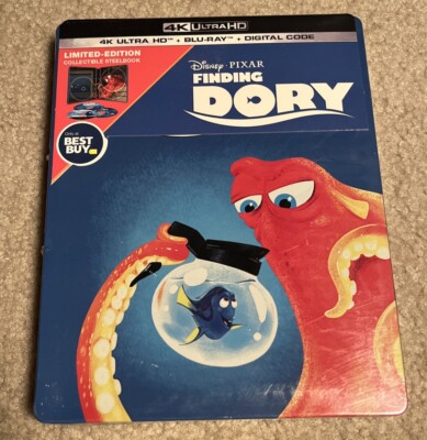 FINDING DORY - 4K Ultra HD Steelbook ~ New ~ Sealed ~ Best Buy Exclusive