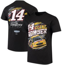 Clint Bowyer # 14 Nascar 2018 Black Torque Tee,  Medium