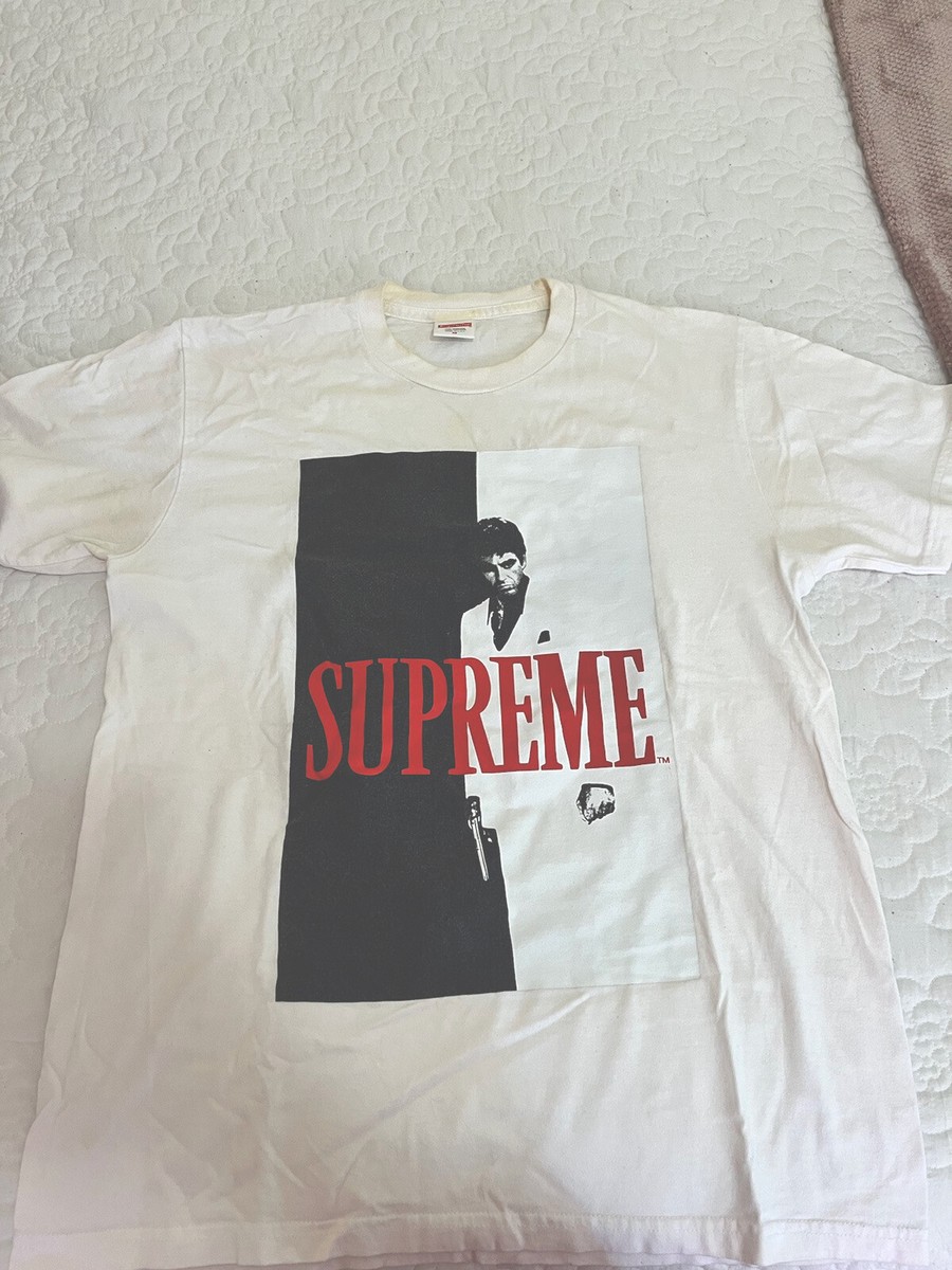 SUPREME SCARFACE SPLIT TEE SIZE: M F/W 17 | eBay