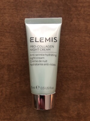 Elemis Pro-Collagen Night Cream 0.5 oz Travel Mini Size ~ New & Sealed!  