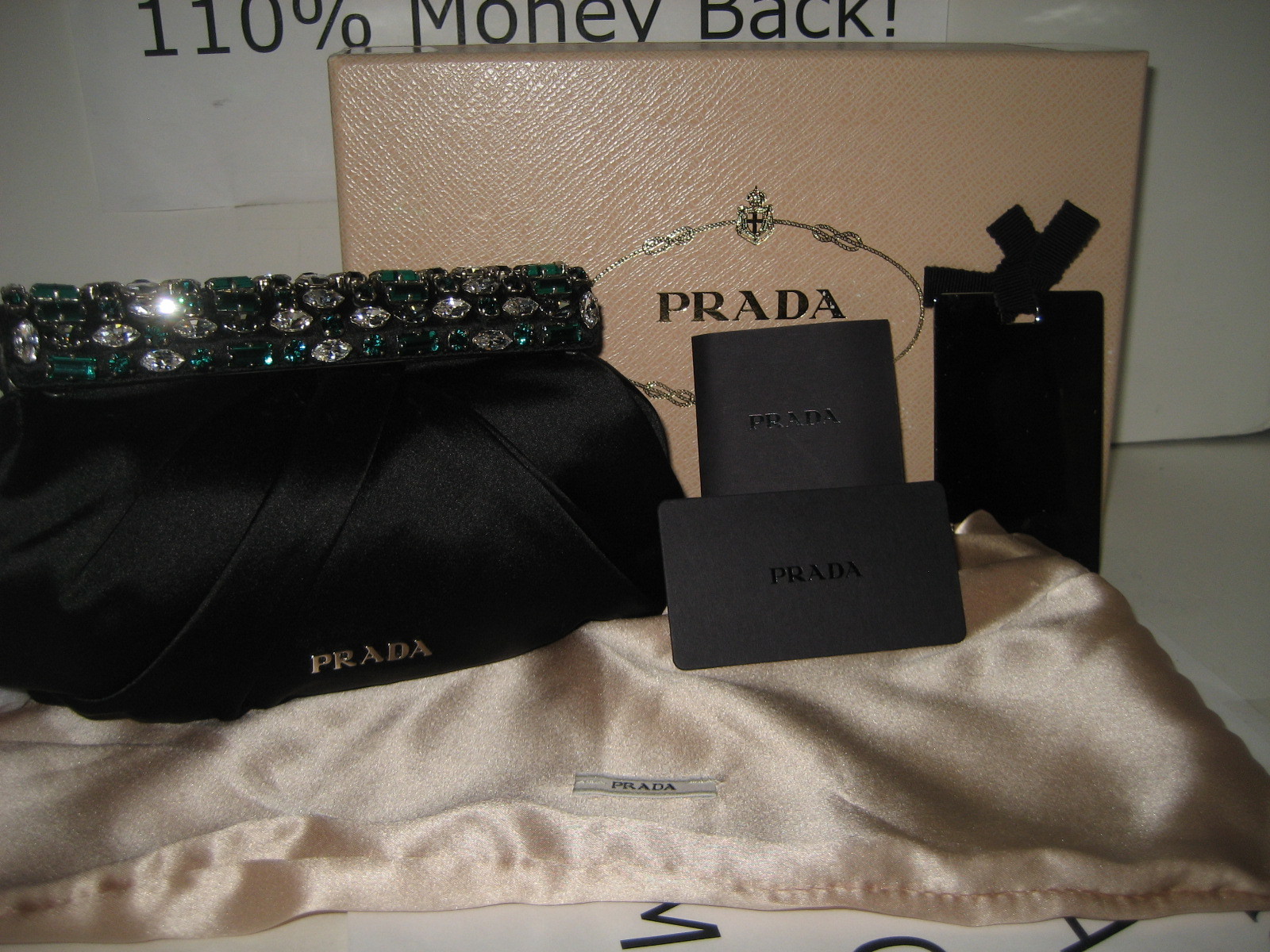 prada raso clutch