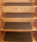 13  Step 10'' x 30'' Landing 30'' x 30'' In/Outdoor Stair Treads Non-Slip Vinyl.