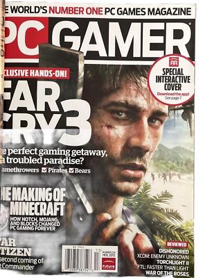 HOLIDAY 2012 PC GAMER video game magazine - OMERTA CITY OF GANGSTER