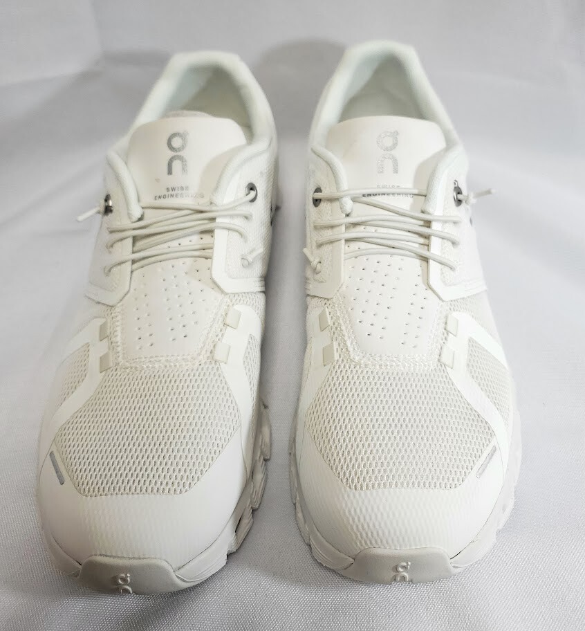 Mens On Cloud 5 All White Grey 59.98918 Running Athletic