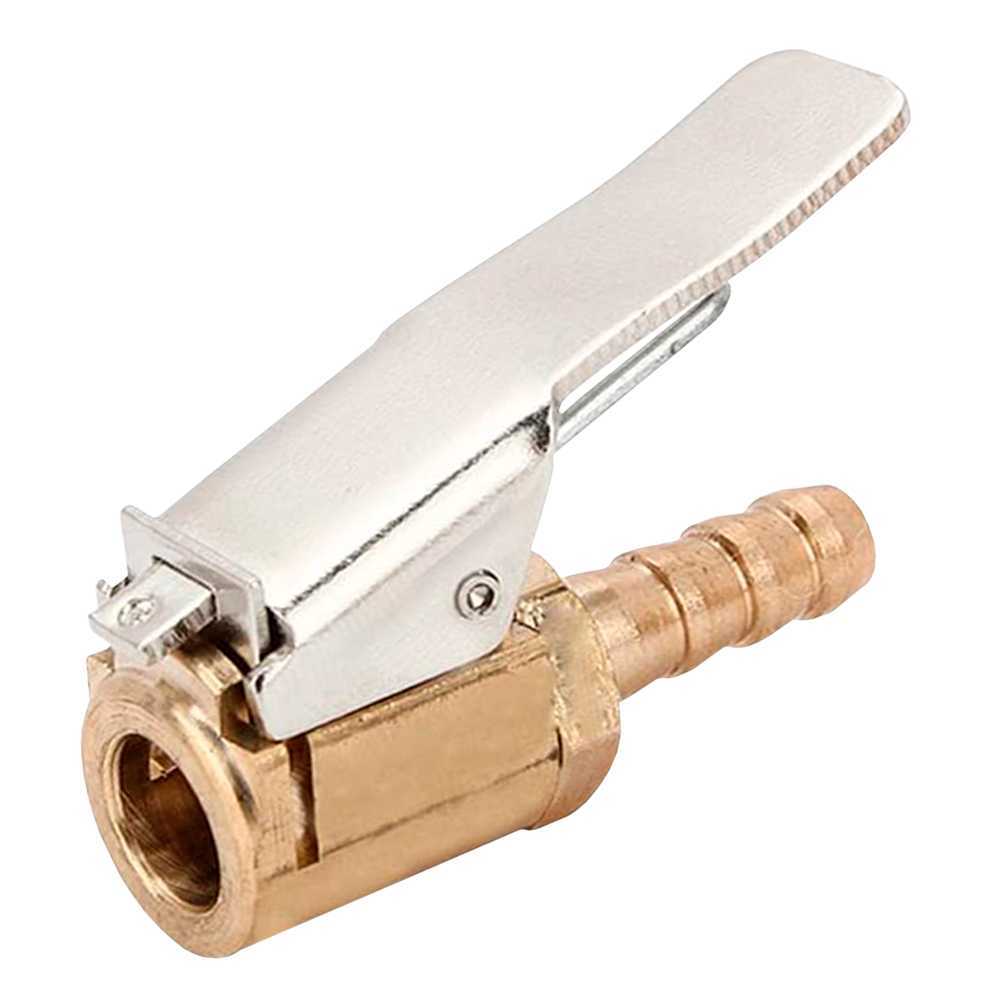 X AUTOHAUX Kit De Mandrin à Air Avec Adaptateur De Clip En Laiton Pour Gonflage De Pneu - Adaptateur De Buse De Gonflage Pour La Plupart Des