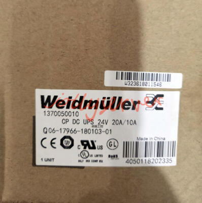 NEW 1PCS Weidmuller 1370050010 CP DC UPS 24V 20A/10A Power Supply