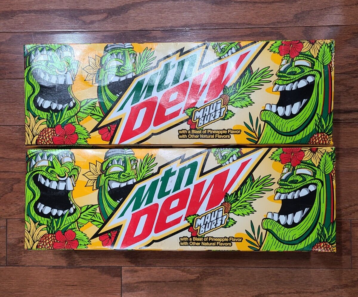 24 Cans - Maui Burst Mountain Dew Mtn 12 Pack Cases New | eBay