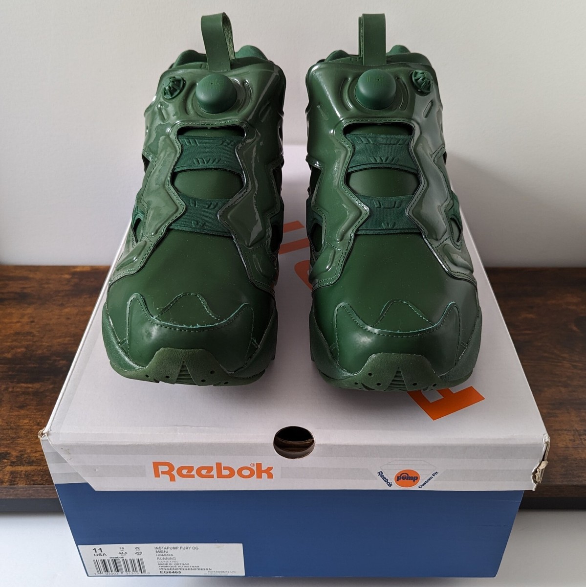BAIT Reebok Toy Story Instapump Fury OG Green Army Men Shoes Size