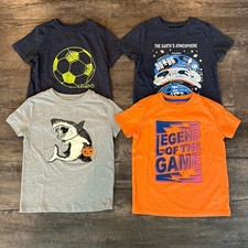 Cat  Jack BUNDLE 4 Boy  s XS 4/5 T-Shirts