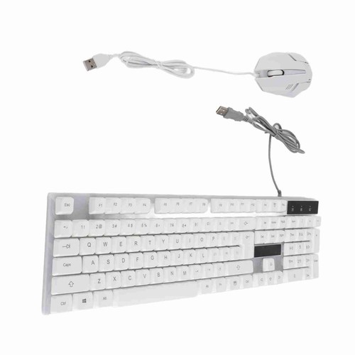 Keyboard And Mouse Combo 104 Keys RGB Backlit USB Wired Connection Keyboard Mous - Picture 10 of 23